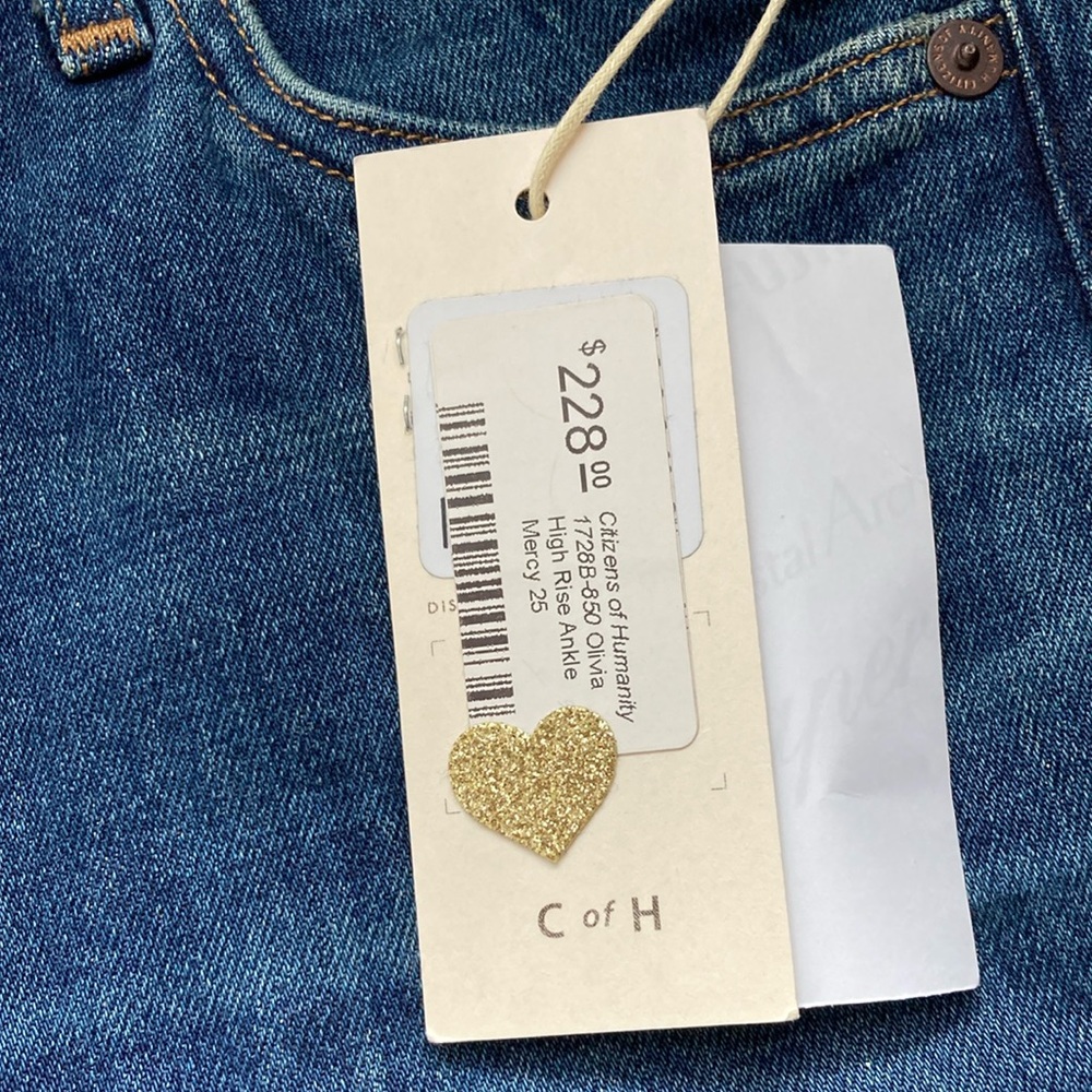 High Rise Blue Jeans - Picture 2 of 10
